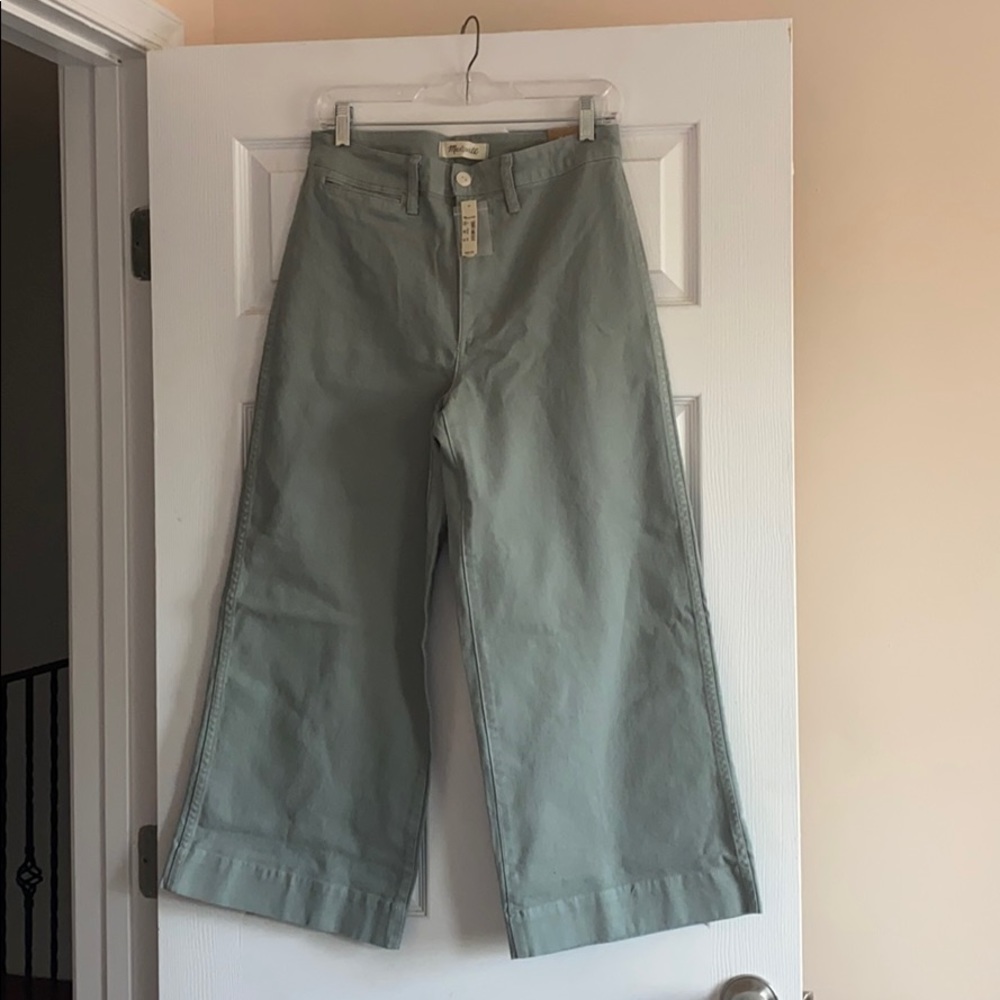 Madewell Emmett wide leg crop pant